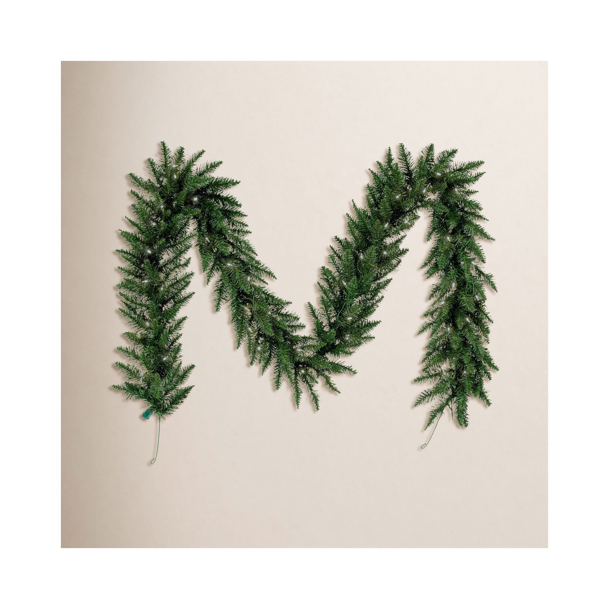 Oberlander Lighted Faux Mixed Assortment Garland, 108'' L