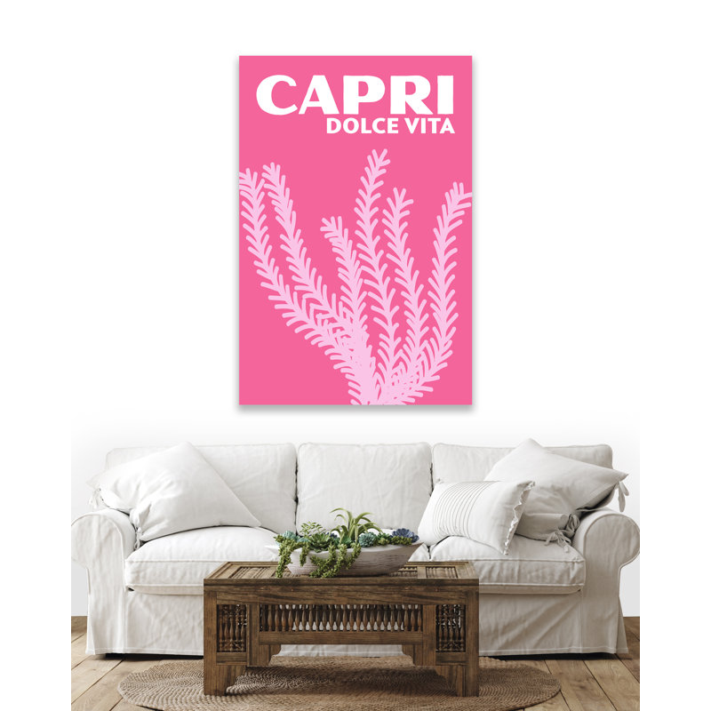 Yaffa G " Capri ", 41" H x 27" W, Wrapped Canvas