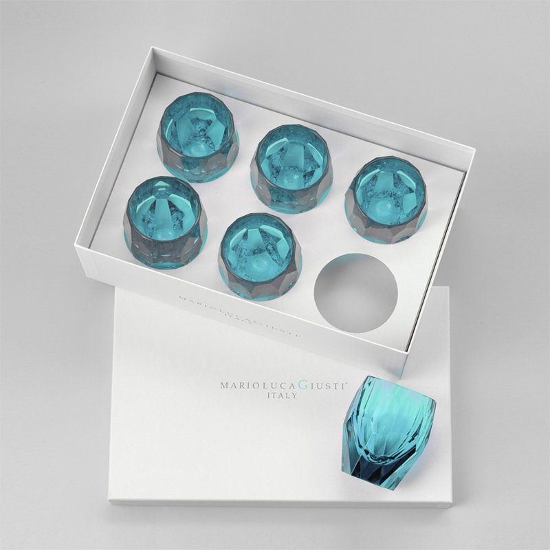 Verre Milly, Turquoise