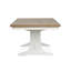 Table de salle à manger à tréteaux extensible Gelinas