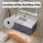 48" Floating Bathroom Vanity with Engineered Stone Countertop, 6 Soft-Close Drawers & LED Underglow – Solid Oak Frame-971075697