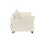 Lit convertible 3 en 1 en velours beige avec dossier et oreiller, largeur 33, profondeur 55, hauteur 32,33, style moderne et convertible.