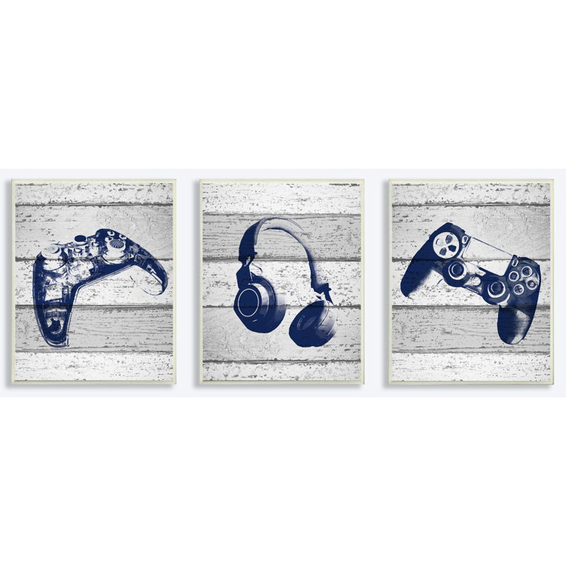 Casque de jeu vidéo 3 pièces, H 15 po x l 10 po