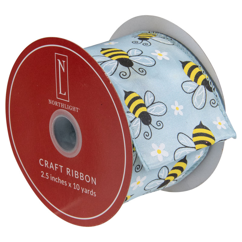 1'' Abstract Polyester Ribbon