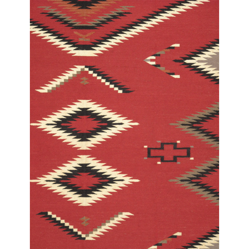 Tuscany Red/Multi Wool Reversible Area Rug