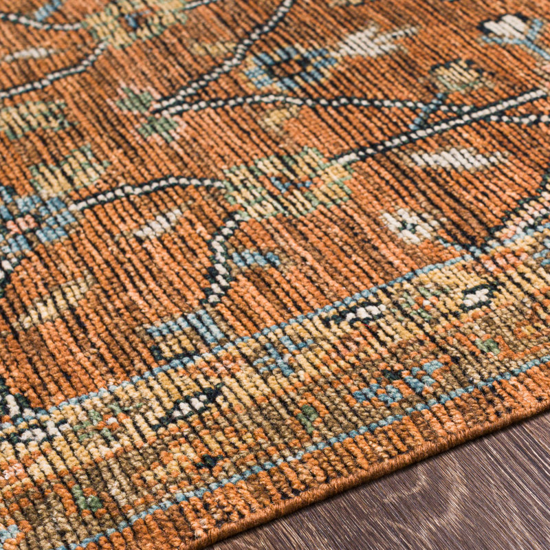 Meja Wool Oriental Area Rug, Rectangle 6' x 9'