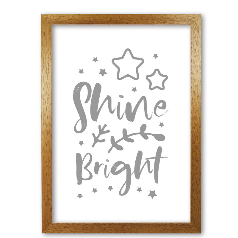 Shine Bright - Print, No Frame, 30 cm H x 21 cm W x 1 cm D