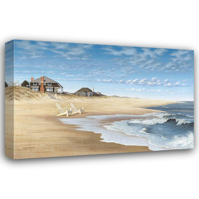 «Dovecove Pollera, Daniel», art sur toile tendue sous le titre: Hampton Beach, H 33 po x l 48 po