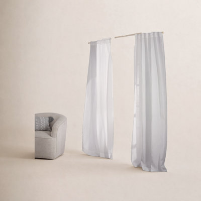 Solano Semi Sheer Linen Curtain