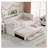 Upholstered Daybed with Trundle and Three Drawers-929314259-929314257