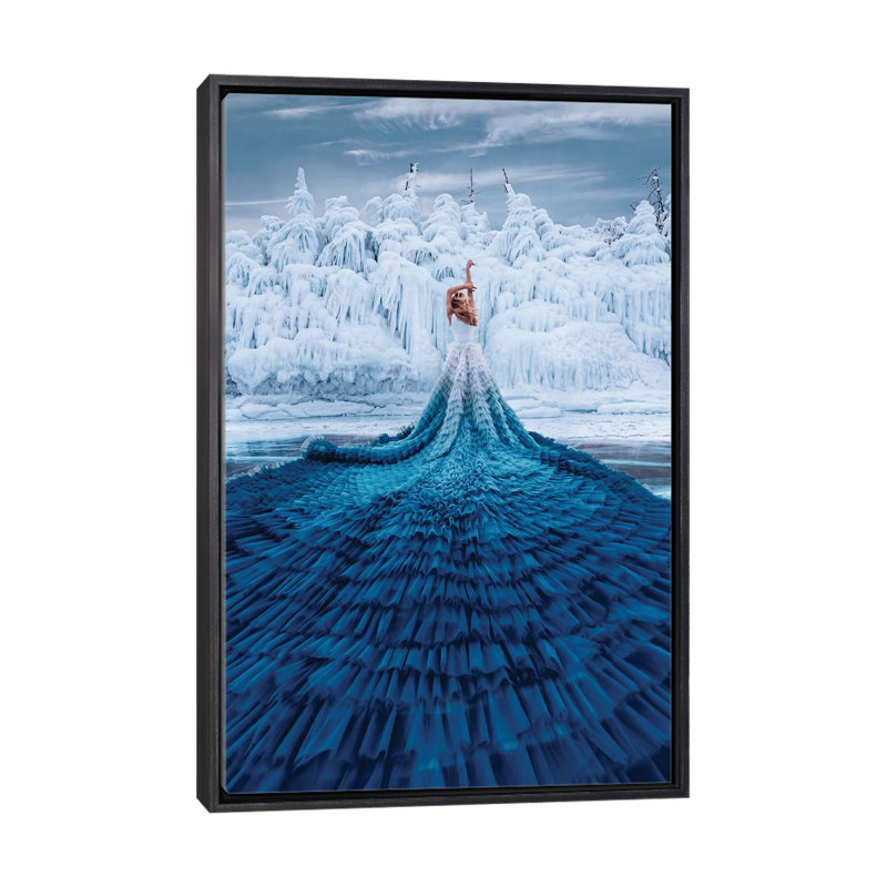 « Baikalient » par Hobopeeba-reproduction de photo, Toile avec cadre noir patiné, Pas de tapis, H 48 po x l 32 po x P 1,5 po