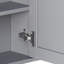 Armoire à pharmacie de salle de bain murale avec miroir et tablettes réglables-124651344