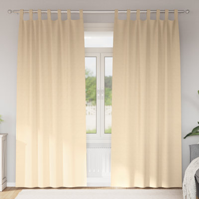 Curtains With Curtains 2 Pcs Polyester