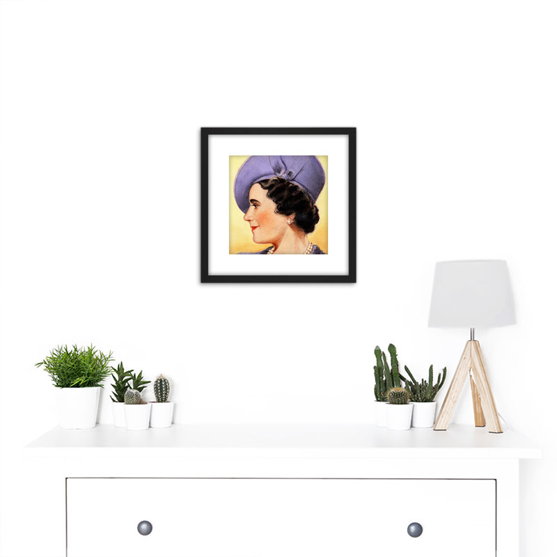 Timym Portrait Queen Elizabeth (Bowes-Lyon) England 1 Piece Single Picture Frame Painting