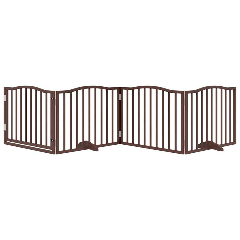 Reshunda Solid Wood Dog House Door, Brown, 60cm H x 320cm W x 2cm D