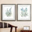 Delicate Blue Botanical I - ensemble de 2 reproductions de cadres photo