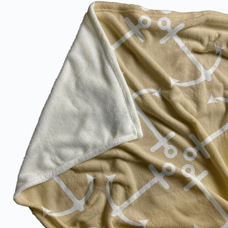 Carruthers Plain Weave / Muslin Throw Blanket, Taupe
