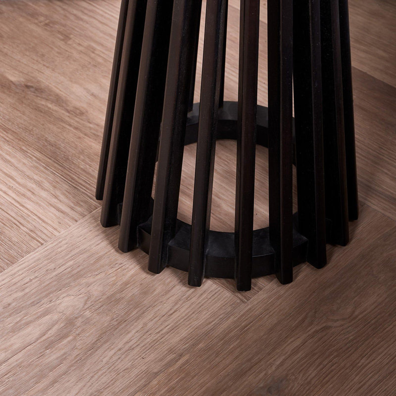 Hopley End Table, Stained Black
