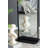 Metal Floor Mirror with Shelves
