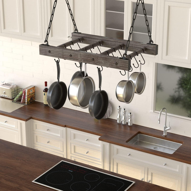 Rangement mural pour casseroles à suspendre