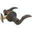 Cortina Wave/Drop Keyed (Entry) Door Lever with Round Rosette-492498522-492498523