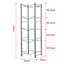 Étagère de rangement à 5 niveaux H 52,95 po x l 13,39 po x P 13,07 po Kinloch
