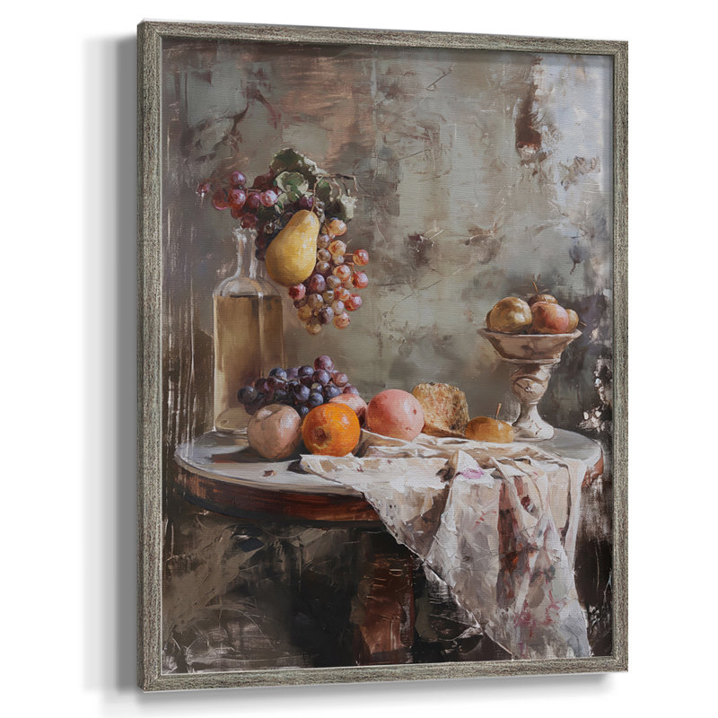 Impression encadrée FLORAL Series DCC XXVI - bois massif, H 30 po x l 24 po