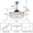 Arlicia 42'' Ceiling Fan with LED Lights
