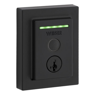 Weiser Halo Touch Contemporary Electronic Lock - Matte Black