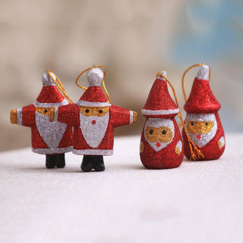 3.9'' Wood Hanging Figurine Ornament