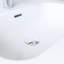 24 In. White Wall-Mounted Bathroom Vanity With 2 Drawers-364107142