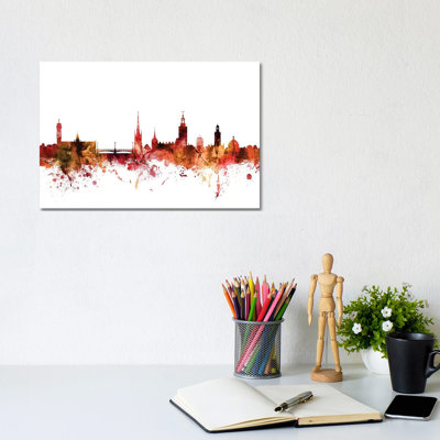 Stockholm, Sweden Skyline by Michael Tompsett - Wrapped Canvas Gallery-Wrapped Canvas Giclée