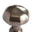 Hammer & Tongs - Octagonal Rim & Mortice Door Knob - W60mm - Raw
