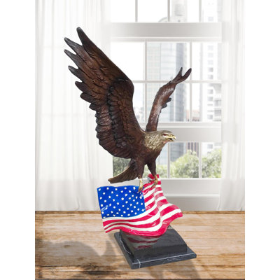 Besi Bird Weather Resistant Stone Garden Statue