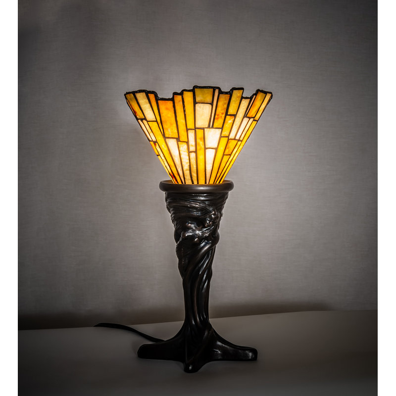 Rustic Lodge Torchiere Table Lamp