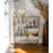 Gold & White Washed Finish Serving Cart