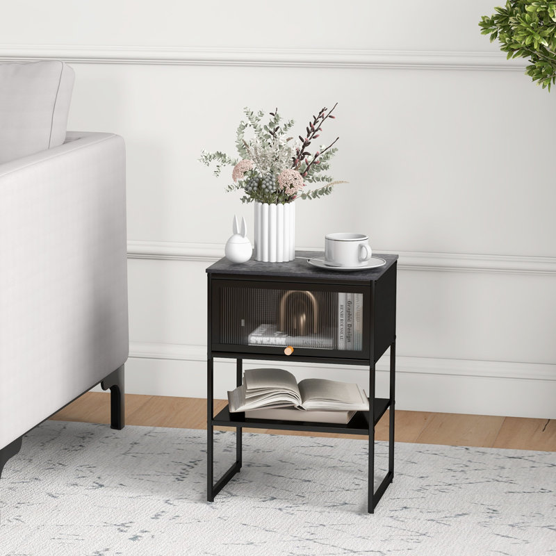 Ammundsen 16'' W Metal Nightstand