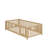 Full Size Wood Daybed With Fence Guardrails And 2 Drawers, Split Into Independent Floor Bed And Daybed-1617467090