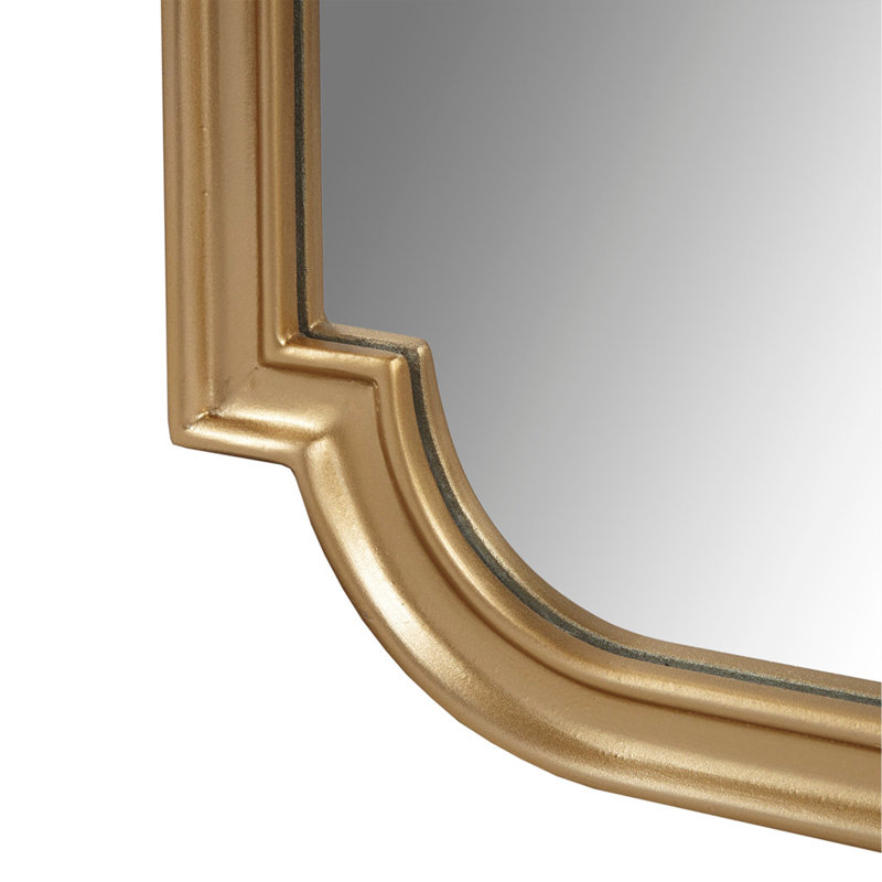 Miroir mural doré