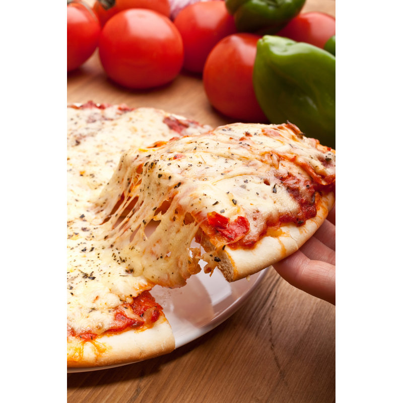 Margarita Pizza by Olgna - Wrapped Canvas Print, 46cm H x 30cm W x 3.8cm D