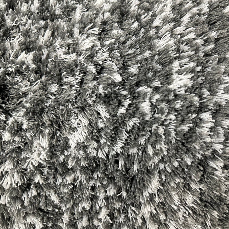 Pouf en bois tissé à la main, Gris