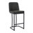 Upholstered Counter Stool With Metal Frame-686114603-686114602-685936844