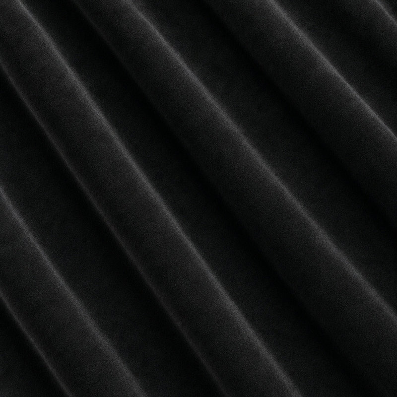 Solid Velvet | Tuscan Fabric, Black