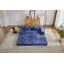 Canapé à compression, canapé-lit convertible au sol avec structure de forme fixe, canapé modulaire sans os et causeuse, aucun assemblage requis-1081231205