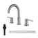 Widespread 2-handle Bathroom Faucet with Drain Assembly
