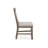 Jaavon 48" Round Dining Table With 4 Upholstered Side Chairs And Buffet Curio Cabinet-124452095-124452097