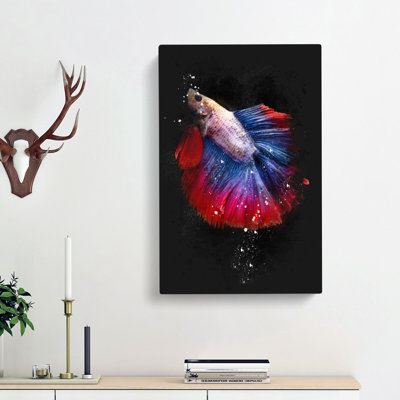 Siamese Fighting Fish - Wrapped Canvas