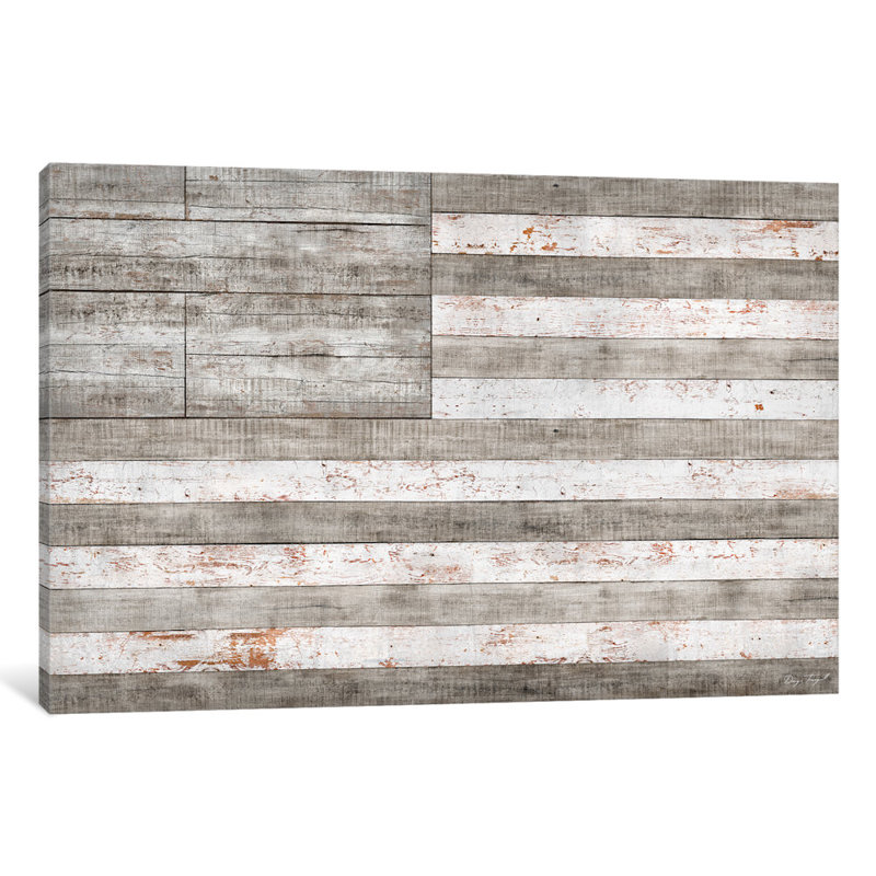 «Stars and Stripes», impression, H 26 po x l 40 po x 1,5 po, Toile