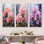 Mystical Rhododendron Symphony Whispers - Rhododendron Wall Decor Set Of 3