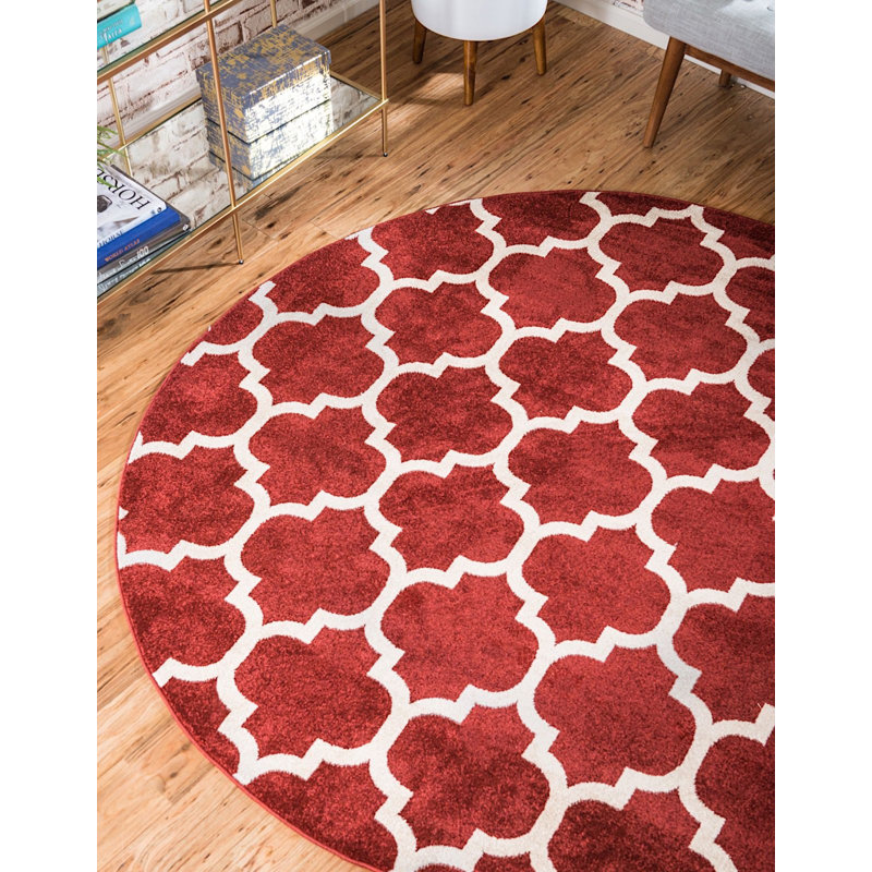 Tapis rouge Cohleen, Rond 10 pi